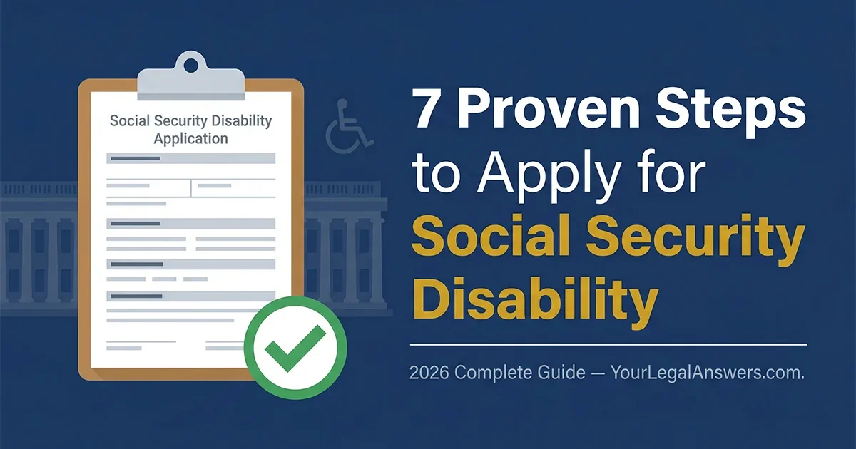 How to Apply for Social Security Disability — Step-by-Step 2026