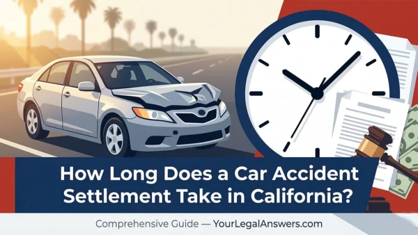 How Long Does a Car Accident Settlement Take in California? (2026 Guide)