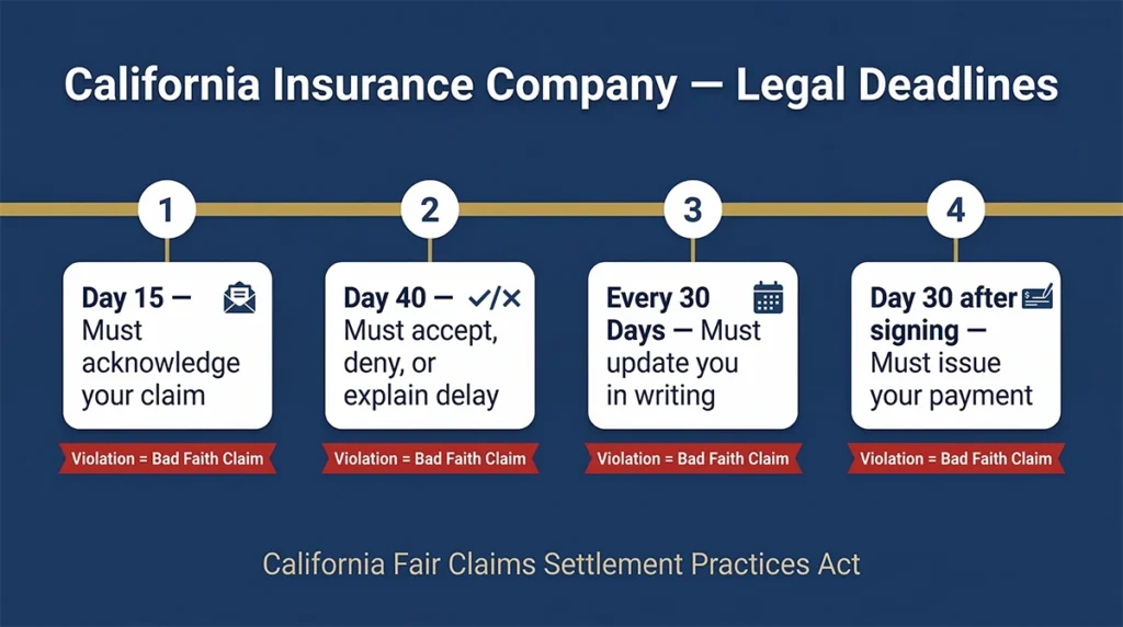 california car accident claim legal deadlines