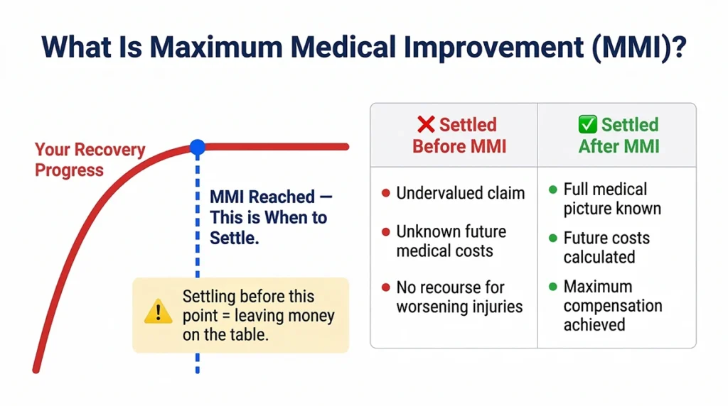 california car accident claim maximum medical improvement