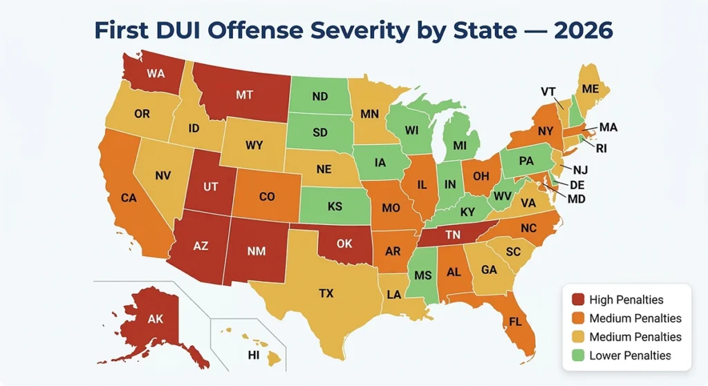 DUI Severity Map