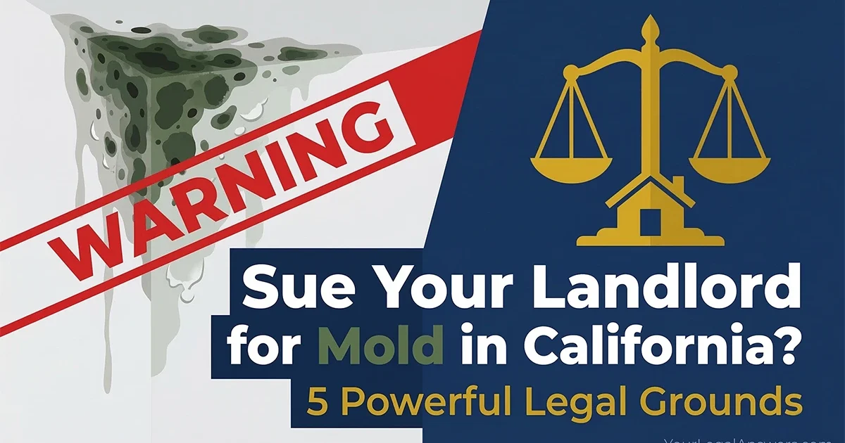 Can You Sue Your Landlord for Mold in California?