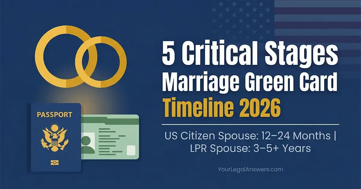 How Long Does It Take to Get a Green Card Through Marriage in 2026?